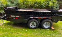 2024 12' x 6' Weberlane Dump Trailer with Ramps