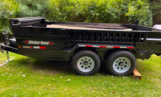 2024 12' x 6' Weberlane Dump Trailer with Ramps in Cargo & Utility Trailers in Cole Harbour