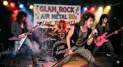 HOMMAGE GLAM ROCK HAIR METAL 80S, View more