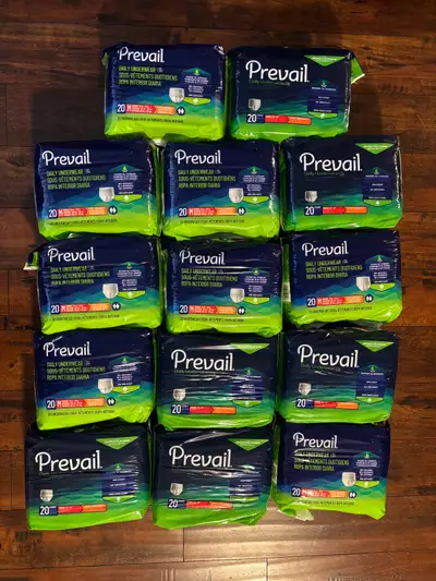 NEW Prevail Per-Fit Daily Protective Underwear Disposable, View more