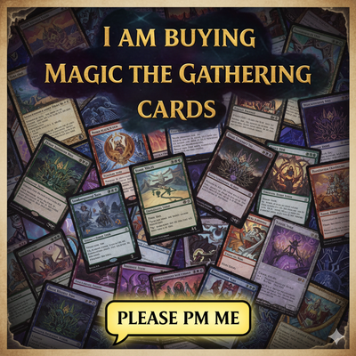 I am looking to buy magic cards in CALGARY Looking for large amounts - collection - high value singl...