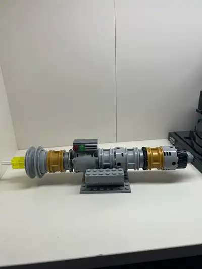 This is a custom-built LEGO Star Wars Luke Skywalker's lightsaber MOC (My Own Creation). It's a uniq...