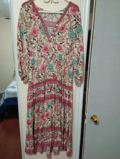 $25 each. Dresses, jacket and blouse. Medium to large size. Please message me.