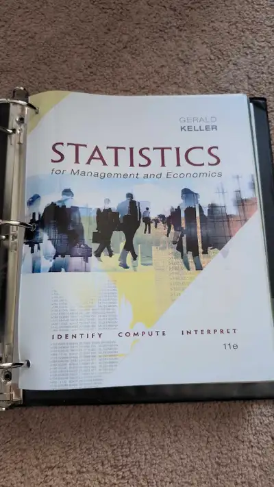 Statistics for Management and Economics 11th edition , View more