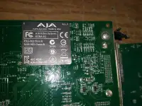 AJA Kona 3G. Working card. Fan, Inputs, Outputs, HDMI Passthroug