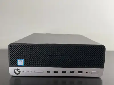 HP ProDesk 600 G4 Desktop 3.00 GHz 6-Core CPU 8GB Ram Windows 10, View more