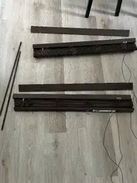 Faux wood blinds
