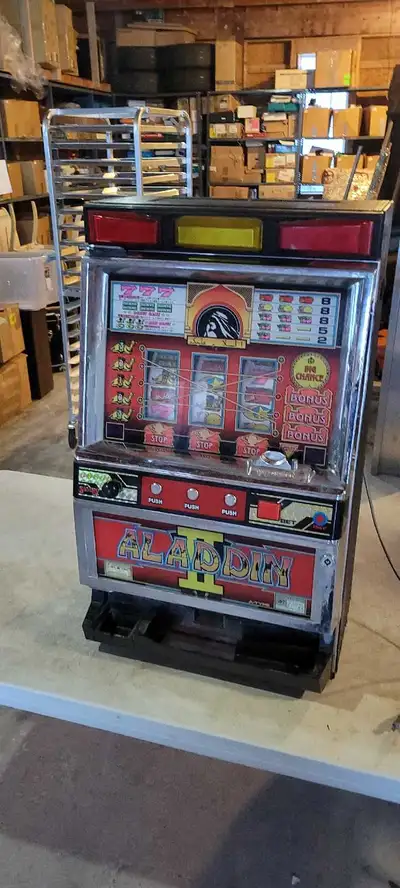 vintage aladdin II Japanese slot machine , View more