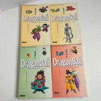 Vintage Dragon Ball Books lot of 4 French manga graphic novel
