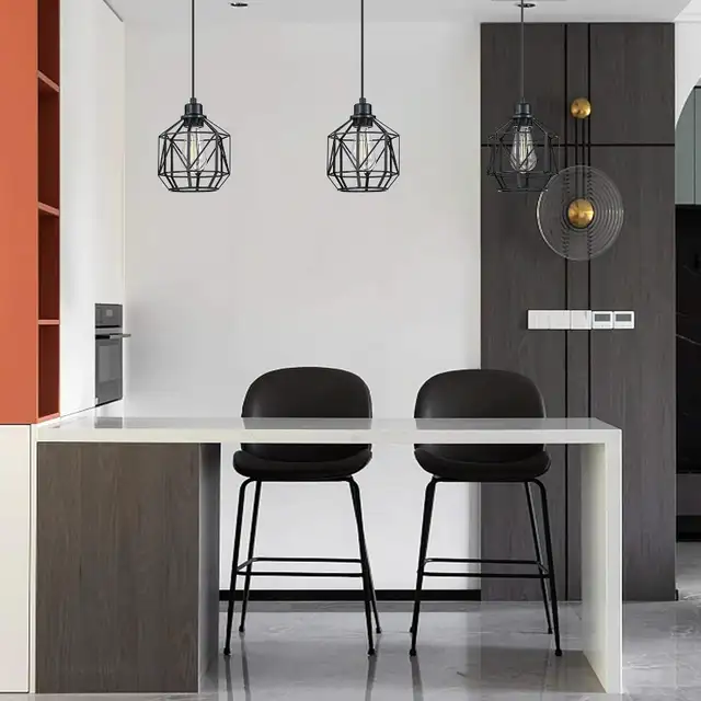 NEW...3 Pack Black Pendant Lights (Brampton) in Electrical in Mississauga / Peel Region - Image 4