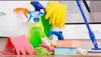 Femme de ménage, lavage de vitres nettoyage de gouttières 