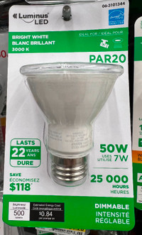 Luminus LED PAR20 New Unopened Bulb