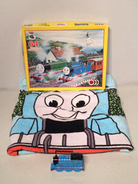 Thomas the Tank Toy Train Engine Vintag Puzzle Bath Shower Towel