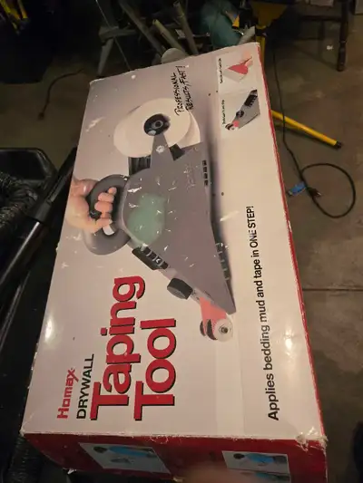 Drywall joint taping and mudding tool. Very easy to use. Call Lonnie @7809955714