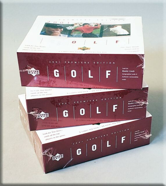 Upper Deck GOLF ... 2001 box ... possible TIGER WOODS Rookie !!! in Arts & Collectibles in City of Halifax - Image 2