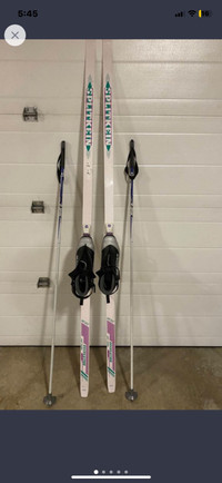 NNN Cross Country Skis, Bindings, Boots-Size 11 ladies or 10 men