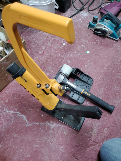 Used for only 1500sqft Bostitch M3 hardwood cleet nail driver, View more