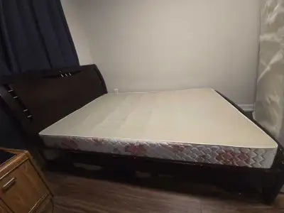 double/ full bed +mattress and box spring set for sale, View more