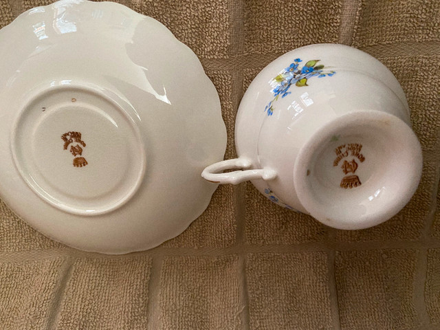 Tasse de thé et soucoupe NC bone China dans Art et objets de collection  à Longueuil/Rive Sud - Image 2