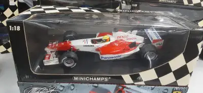 R. Schumacher Panasonic Toyota Showcar 2005 Minichamps 1/18 #100 050087 (2 fois ???) 1 de 1002pcs Au...