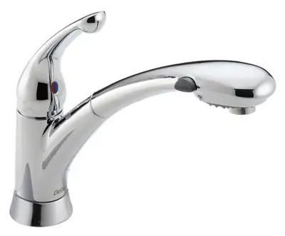 Quality Delta pull-out kitchen faucet, View more
