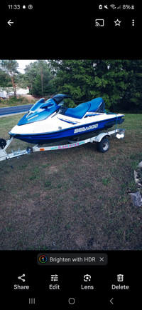 Pending Sale Seadoo GTX Excellent Condition Comes With Trailer