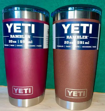 YETI  20 oz / 591 ml Ramblers with Magsliders - NEW - $40 each, View more