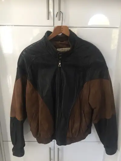 Men’s Brown Leather Jacket, View more