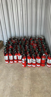 New fire extinguishers 35$ tagged & certified free delivery 