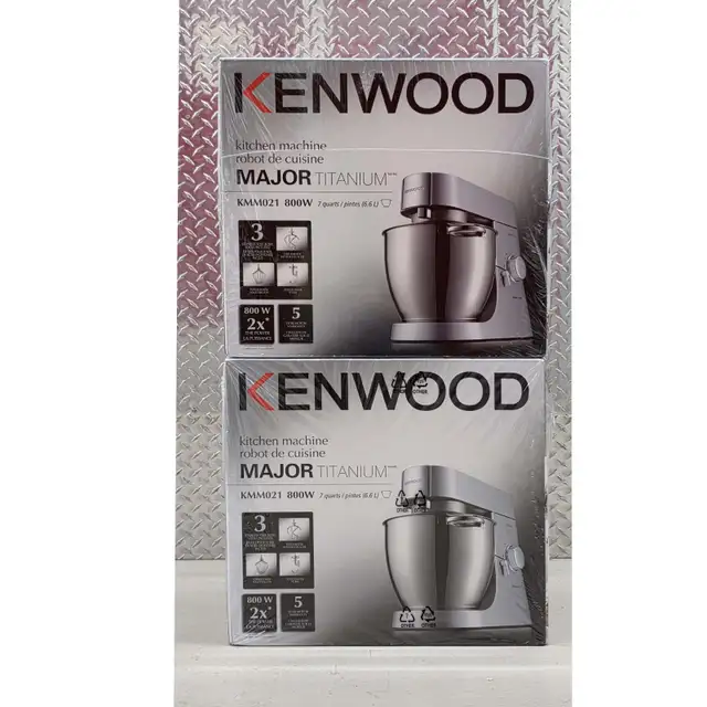 KENWOOD KMM021 7QT Chef Titanium Stand Mixer, 800W in Processors, Blenders & Juicers in City of Toronto - Image 8