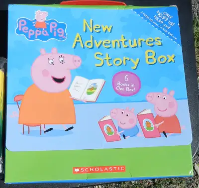 6 x Peppa Pig Books - New Adventures Story Box - By Scholastic, View more