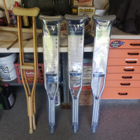 Crutches  For person from 5 feet to 6 foot 6" in height