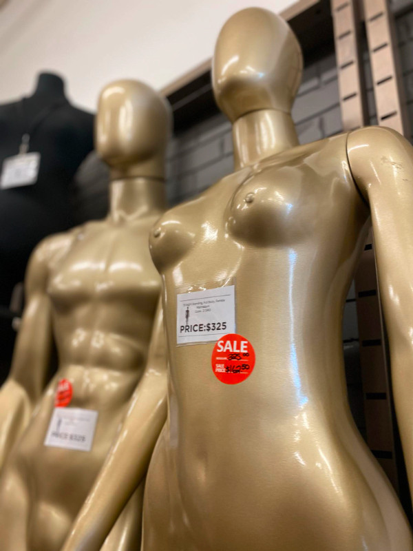 SALE GOLDEN FEMALE & MALE MANNEQUIN $163 EACH -REG$325 in Other Business & Industrial in City of Toronto