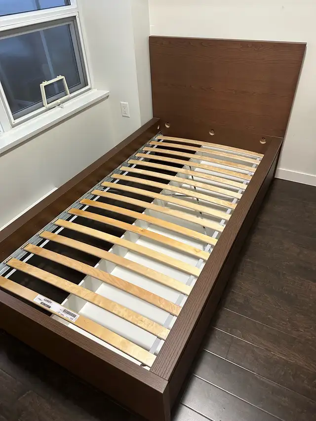 ikea Twin bed frame * Like new * Free Delivery  in Beds & Mattresses in Vancouver - Image 5