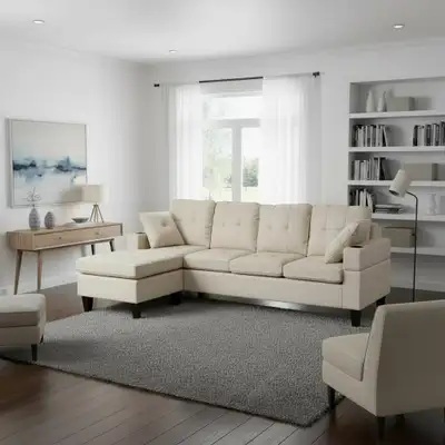 SECTIONAL SOFA 4 SEATER SECTIONAL COUCH, View more