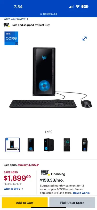 Acer Predator Orion 3000 Gaming PC (NEW)