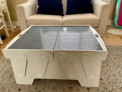KidKraft Activity / LEGO Table with Storage – White, View more