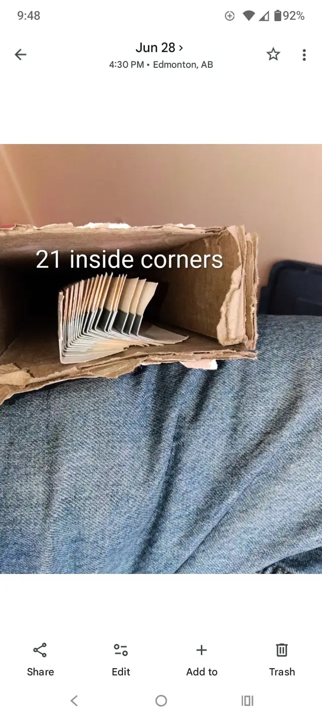 8' inside corners and joint tape