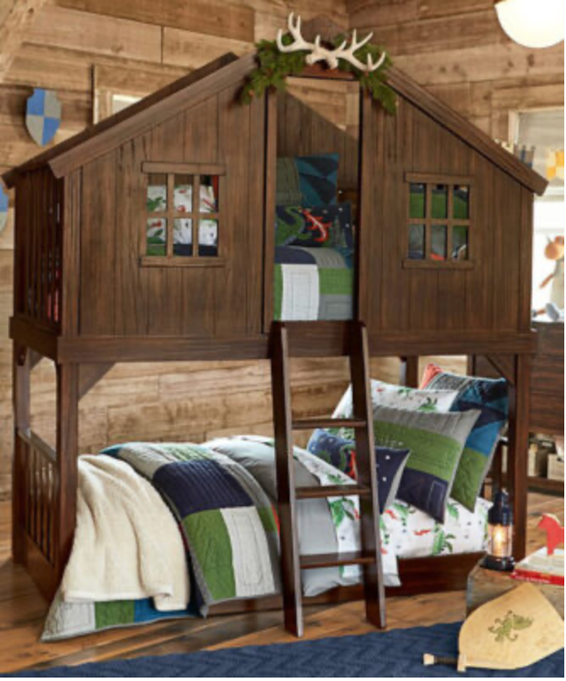 Lit superposé cabane dans les arbres - Pottery barn kids in Beds & Mattresses in Laval / North Shore - Image 2