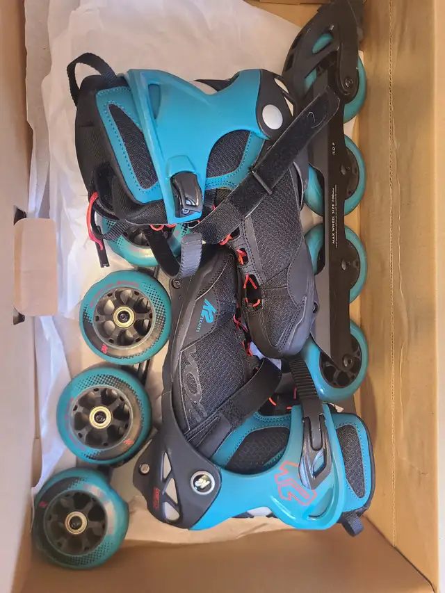 "Roller blade K2 VO2 s 100 pro Inline Skates Size 9 in Skates & Blades in City of Montréal - Image 2