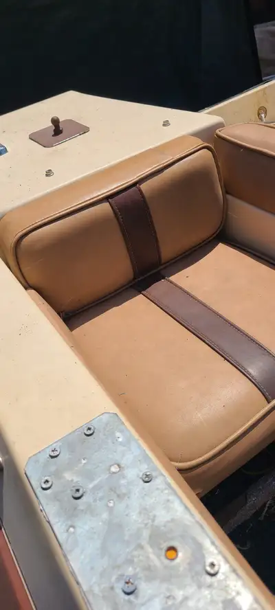 Got this 16 feet bow rider , NO ENGINE . boat has solid floor and transom. Good seats , great traile...