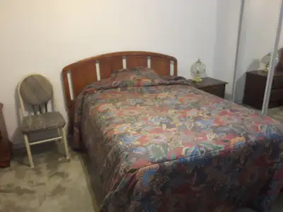 large furnished 2nd floor room for rent in woodbridge for male only 8 foot closet shared bathroom ki...