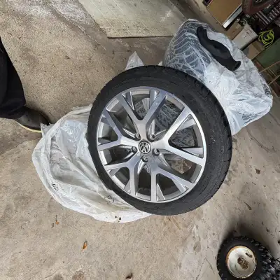 Winter wheels and tires in great condition. 225/45 R18