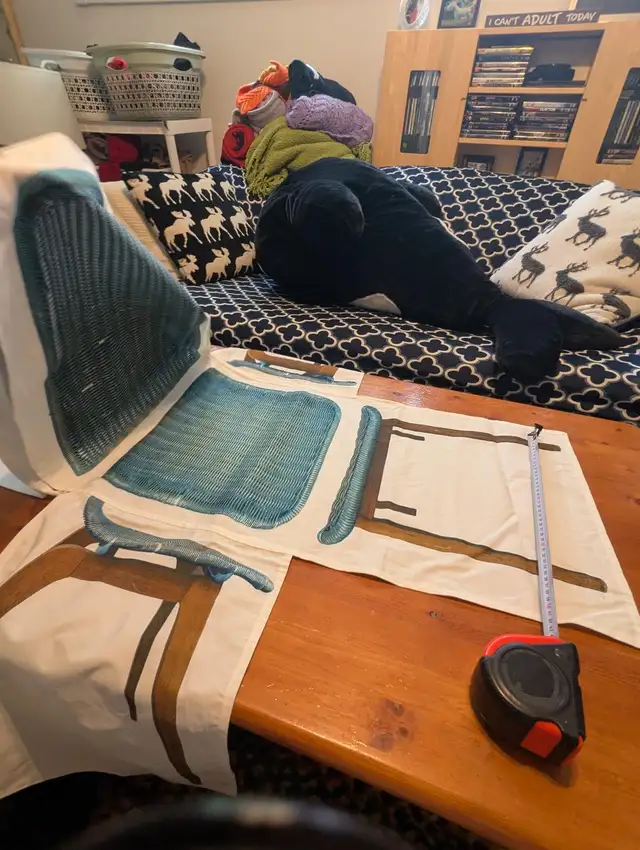 9 Vintage Kitchen Chair Covers NEW