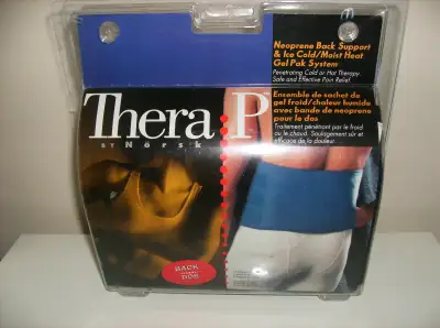 Orig $79 NEW Triple Gel Ice Pack Cold/Hot Therapy + Back Support, Voir plus