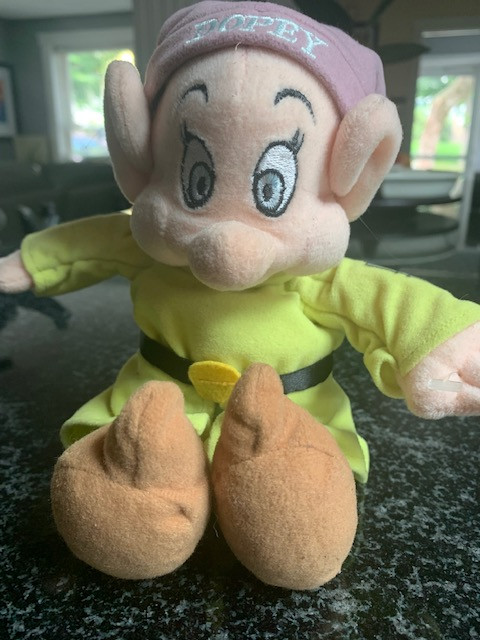 DISNEY SNOW WHITE " DOPEY " DWARF PLUSH 10"   Like New in Toys & Games in City of Halifax