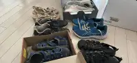 Variety of kids shoes