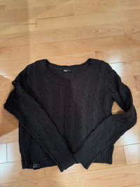 Women/Junior Joshua Perets dark grey sweater (M)