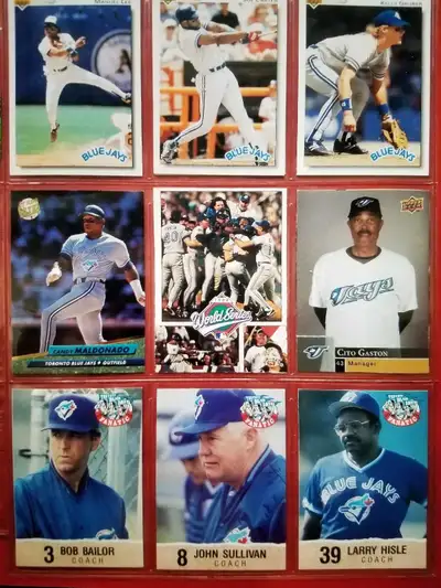$ 5,- for All-Blue Jays Baseball Cards, View more