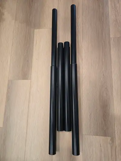 IKEA OLOV Adjustable Table / Desk Legs – Black – Sets of 4, View more